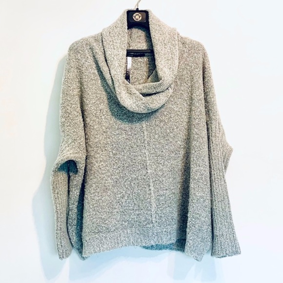 Kenzie Soft Cozy Boucle Dolman sleeve Gry Sweater SIZE L - Picture 1 of 5